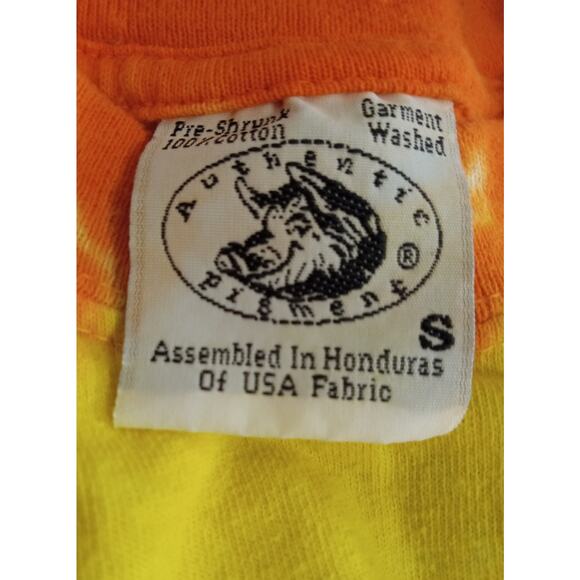 VTG Y2K Dave Matthews Band '07 Official Tour Tee Tie Dye Authentic Pigment SZ S - Picture 4 of 9